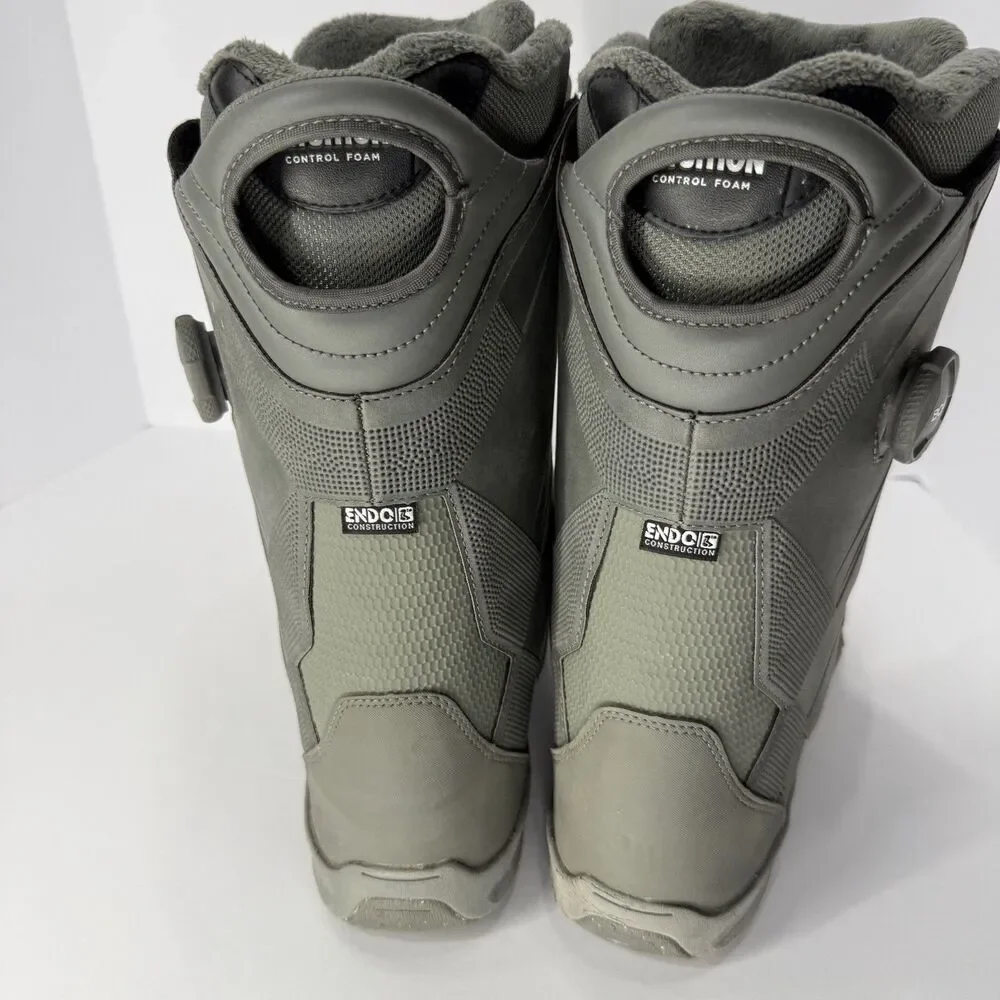 K2 Maysis Snowboard Boots Mens 11 BOA Suede Flex Feel Intuition Foam Gray Logo
